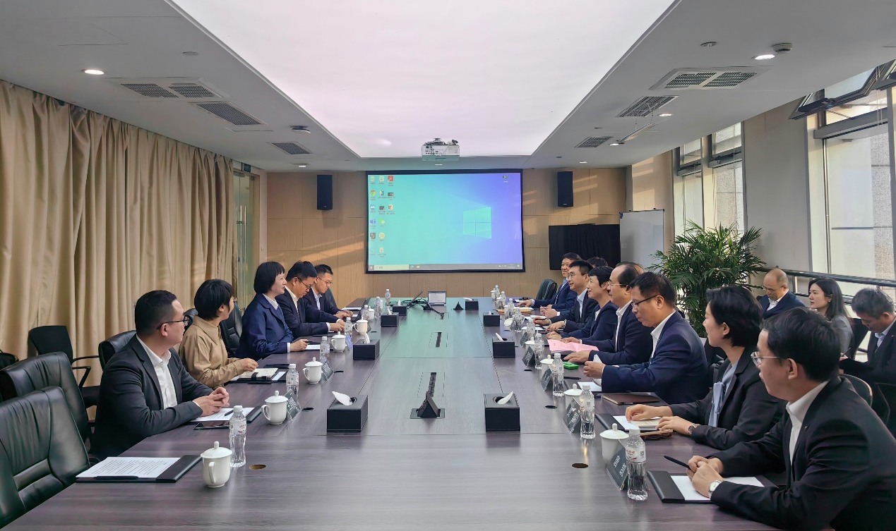 招商局集團總經理石岱與威尼斯9499登錄入口股份洽談合作